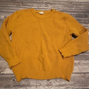 Elodie girl mustard sweater